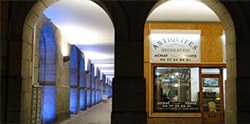 Image des locaux de DVL Eloïc Grange sous les arcades de l'hôtel de ville de Saint-Etienne